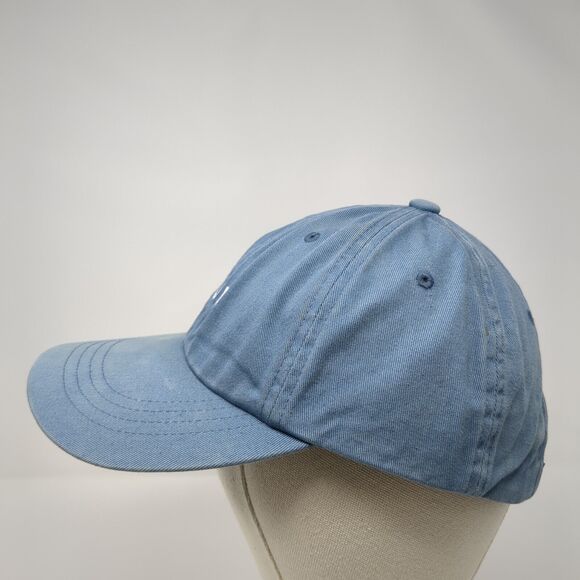 HUF Slideback Hat Blue One Size Adjustable Embroidered Vented Holes 6 Panel - Picture 3 of 8